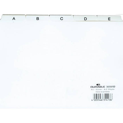 Efalock Register voor Klantenkaarten A-Z