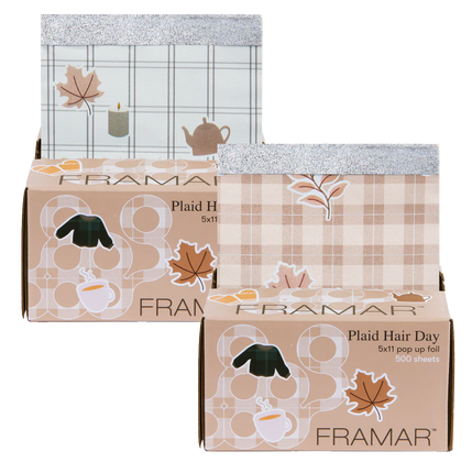 Framar Folie Plaid Hair Day Pop Up Foil (500 Stuks á 12,7cm x 27,9cm)