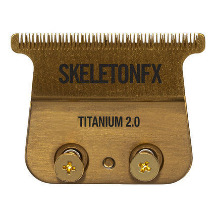 PRO4Artists Snijmes Titanium 2.0 SKELETONFX Trimmer Goud