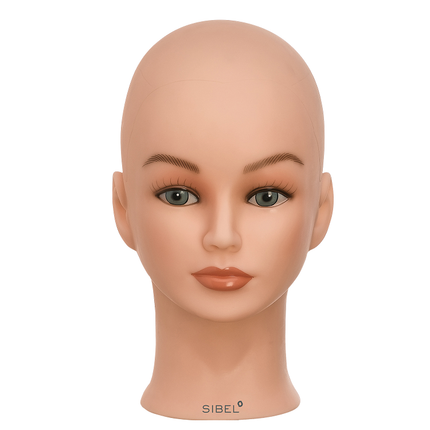 Sibel Oefenhoofd Kaal Voor Haarstukjes