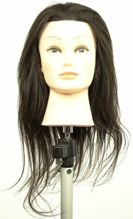 TrainME Oefenhoofd Francesca 45-50cm 100% Echt haar