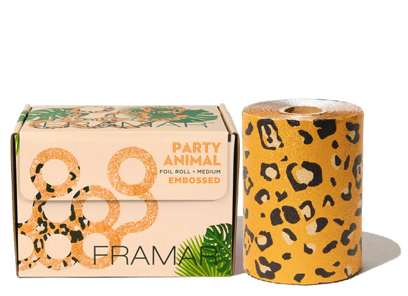 Framar Folie Party Animal Embossed op Rol (12,7cm x 100,58m)