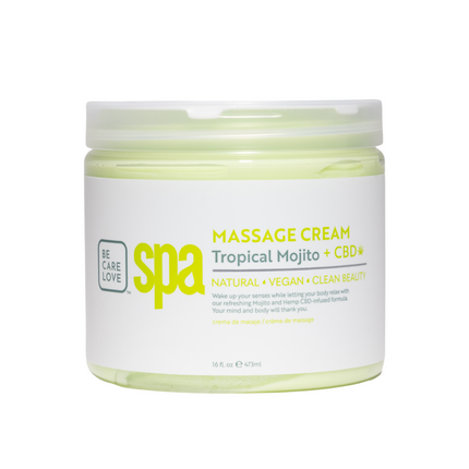 BCL Spa Tropical Mojito + CBD Massage Cream