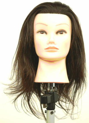 TrainME Oefenhoofd Brenda 15cm 100% Echt haar