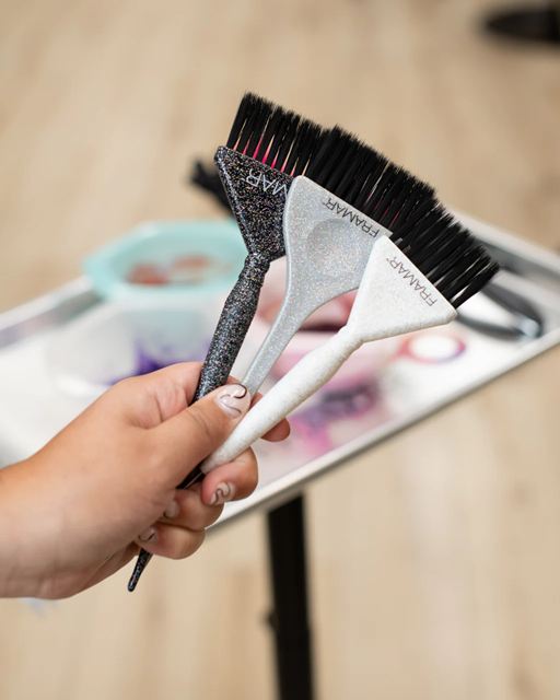 Framar Verkwast Glitter Family Pack Pin Tail Brush Set