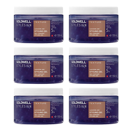 6 X Goldwell Lagoom Jam Haargel StyleSign Ultra Volume