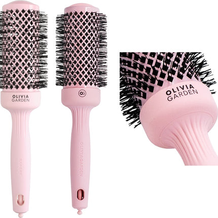 Olivia Garden Pastel Pink Brush Kit (Shine+Fingerbrush)