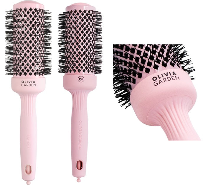 Olivia Garden Pastel Pink Brush Kit (Shine+Fingerbrush)