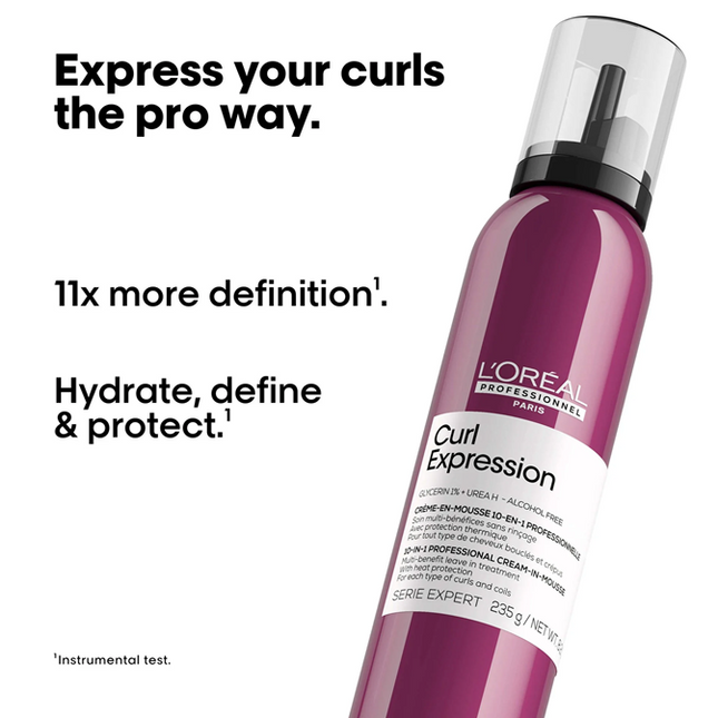 Loreal Serie Expert Curls Expression Mousse 10-in-1 Leave-in Treatment (250ml)
