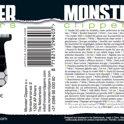 Monster Clippers Nano Gap Snijmes [PRE-ORDER]