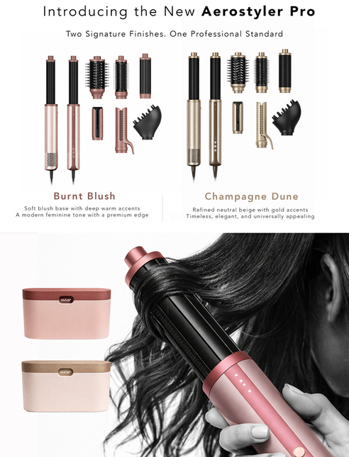 Max Pro Aurum Aerostyler Pro Multistyler 6-1 Styling Tool