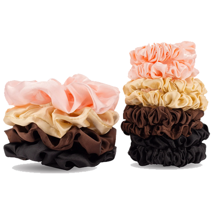 Max Pro Satijnen Scrunchies Elastiek (12 Stuks)