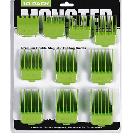 Monster Clippers Premium Dubbel Magnetische Opzetkammen Groen