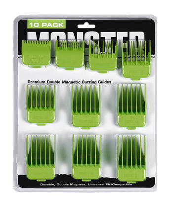 Monster Clippers Premium Dubbel Magnetische Opzetkammen Groen