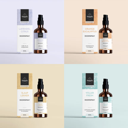 Volatile Roomspray Luchtverfrisser 100% Natuurlijk (100ml)