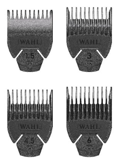 Wahl Chromini Opzetkammen Set (4 Stuks)