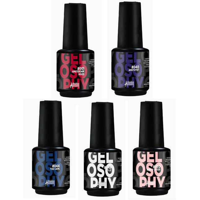 Gelosophy Gel Polish #001 - #050 TPO-vrij