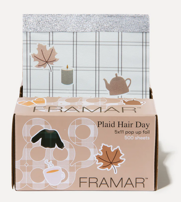 Framar Folie Plaid Hair Day Pop Up Foil (500 Stuks á 12,7cm x 27,9cm)