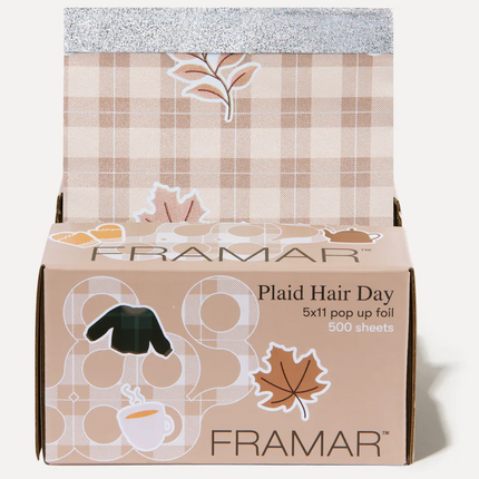 Framar Folie Plaid Hair Day Pop Up Foil (500 Stuks á 12,7cm x 27,9cm)