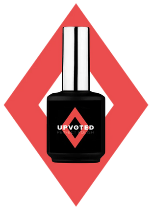 UPVOTED Soak Off Gel Polish #278 Coral Flirt Charm (15ml)