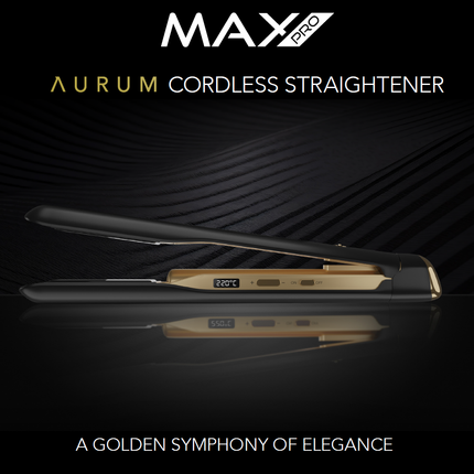 MAX PRO Aurum Cordless Stijltang Draadloos