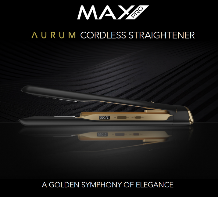 MAX PRO Aurum Cordless Stijltang Draadloos