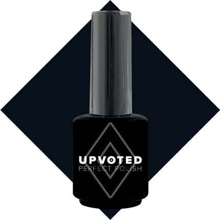 UPVOTED Soak Off Gel Polish #183 Black Ink (15ml)