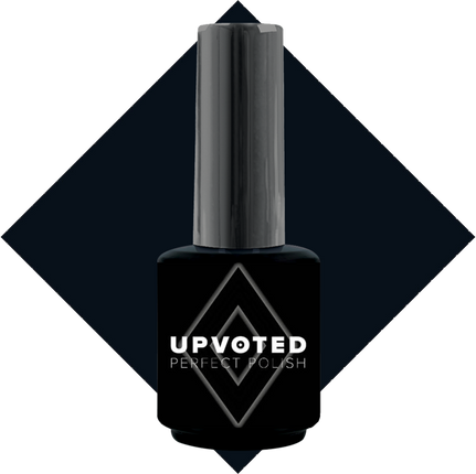 UPVOTED Soak Off Gel Polish #183 Black Ink (15ml)
