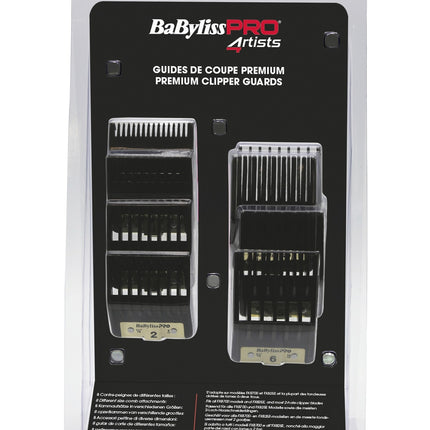 BaByliss PRO Tondeuse Opzetkammen Premium 4Artists (8 Stuks)