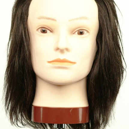 TrainME Oefenhoofd Dennis 15-25cm 100% Echt haar