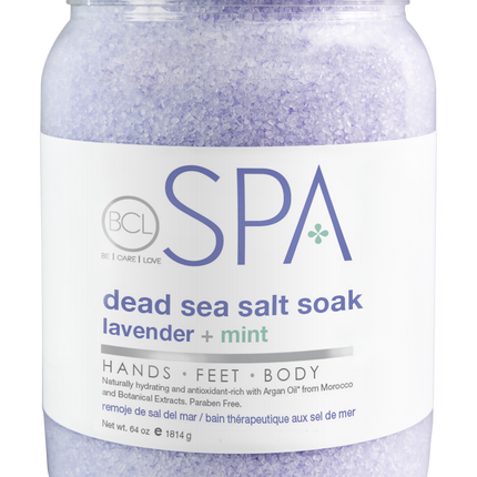 Lavender + Mint Dead Sea Salt Soak