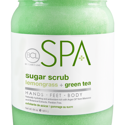 Lemongrass + Green Tea Sugar Scrub
