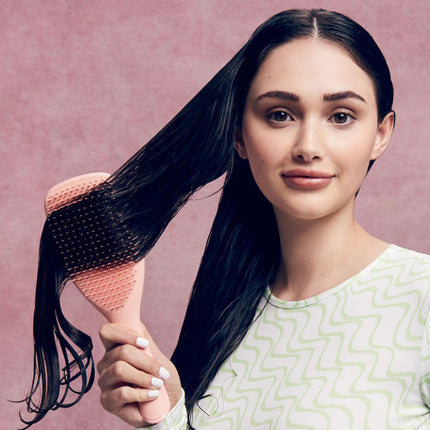Wet Detangler Large Peach Glow Ontwarborste