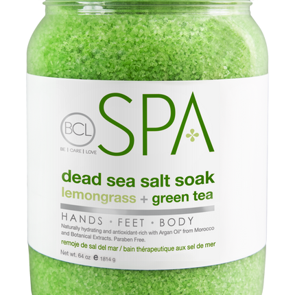 Lemongrass + Green Tea Dead Sea Salt Soak