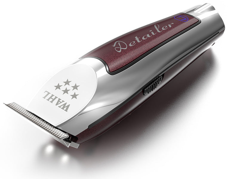Wahl Cordless Detailer Li Trimmer T-Wide + Monster Clippers Clean & Cool Blade Spray & Olie