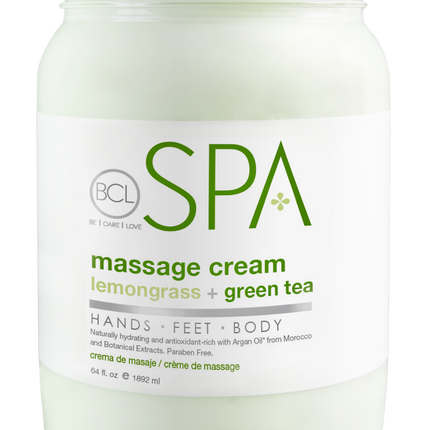Lemongrass + Green Tea Massage Cream
