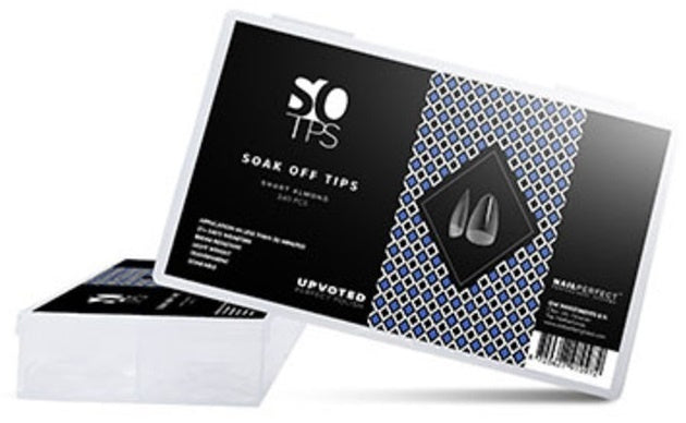 UPVOTED Soak Off Tips Short Almond Nageltips (240 Stuks)