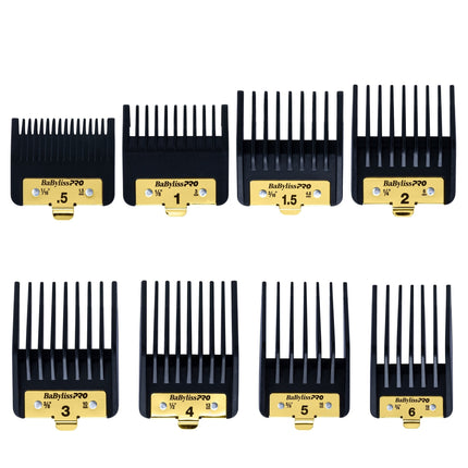 BaByliss PRO Tondeuse Opzetkammen Premium 4Artists (8 Stuks)