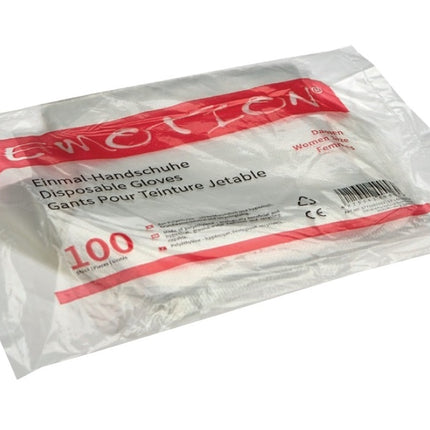 Efalock Wegwerp Handschoenen Dames Formaat Gehamerd (100 Stuks)