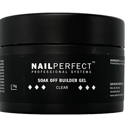 Soak Off Builder Gel Clear (14 Gram)
