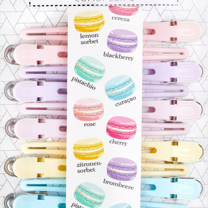Verdeelklemmen Macarons Combi Clips (12 Stuks)