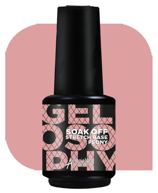 Gelosophy Soak Off Stretch Base Peony TPO-vrij