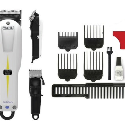 Wahl Super Taper Cordless Tondeuse + Monster Clippers Clean & Cool Blade Spray & Olie