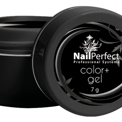 Color+ Gel Black - Gepigmenteerde Nagelgel (7 Gram)