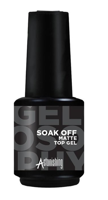 Gelosophy Soak Off Matte Top Gel (zonder plaklaag) TPO-vrij