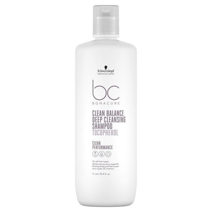 Schwarzkopf Bonacure Clean Balance Deep Cleansing Shampoo Tocopherol