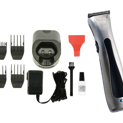 Wahl Beret Trimmer Chroom + Monster Clippers Clean & Cool Blade Spray & Olie